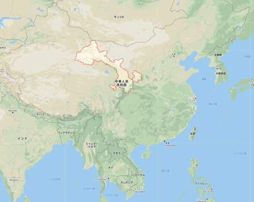 甘粛省（かんしゅくしょう）は中華人民共和国北西部に位置する