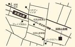 浜田山会館マップ