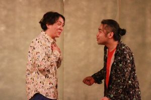 詩人・久世孝臣とダンサー・森 政博による二人芝居『僕とパンツとトンプソン』（2017年11月19日）記録写真